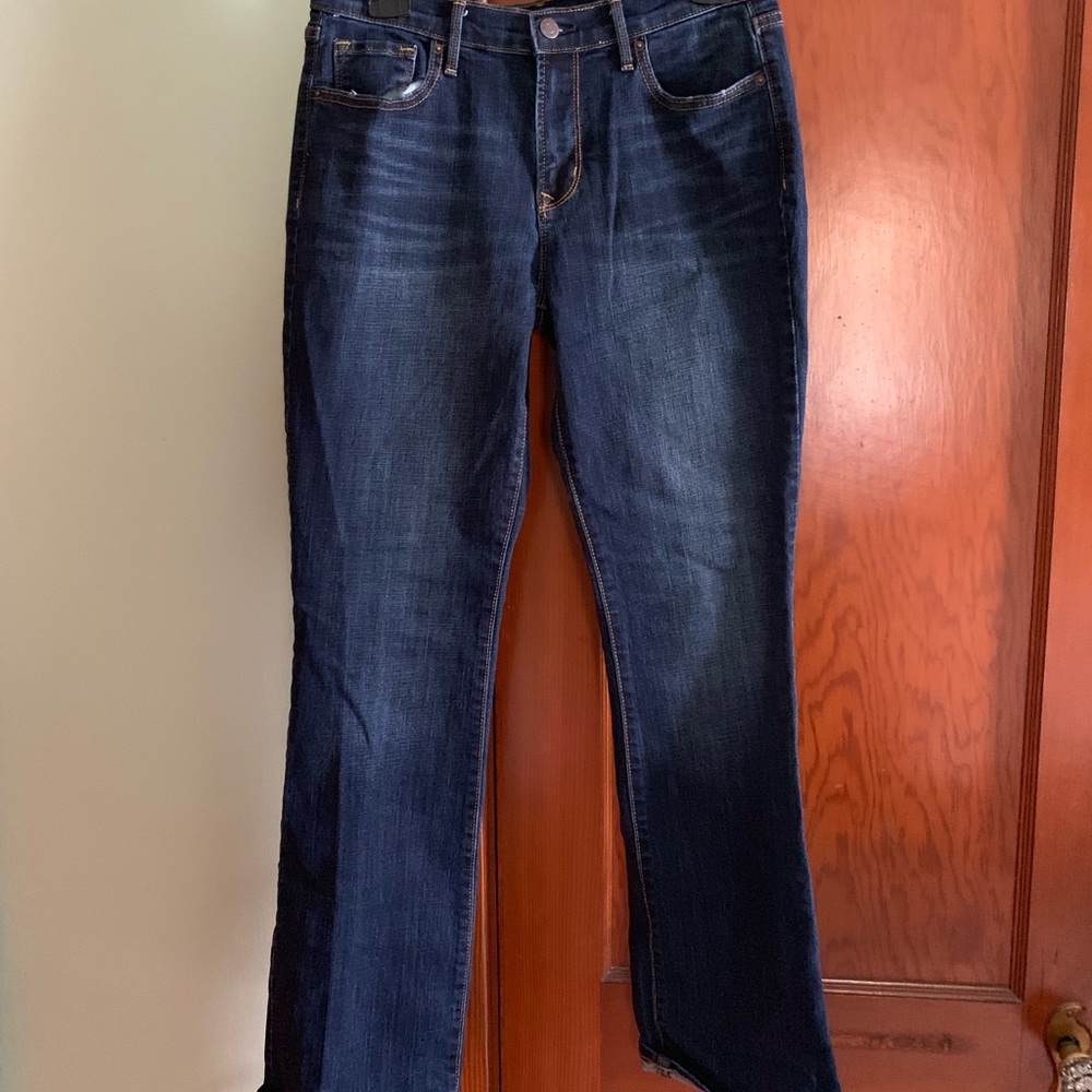 Darker wash jeans